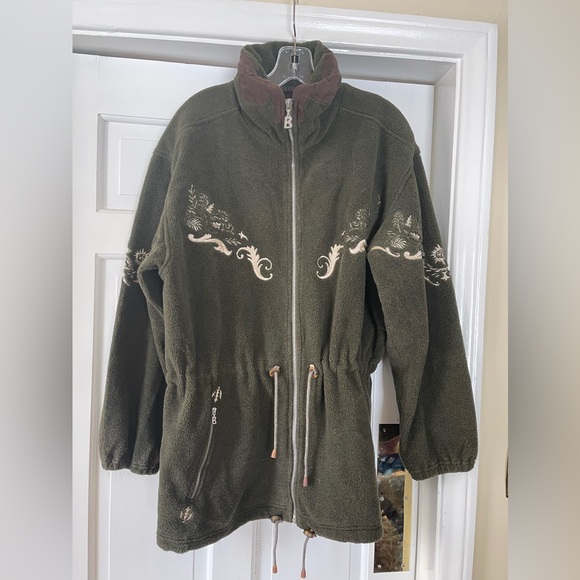 Bogner Fleece Jacket - Size L - Green - Picture 1 of 5